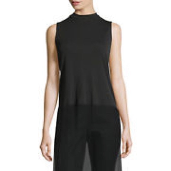 NWT EILEEN FISHER Silk Jersey Chiffon Tunic